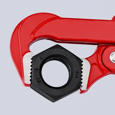 Produktbild von KNIPEX® - Rohrzange 83 10 040 DIN 5234 Form A schwedisch abgewinkelt 130mm 5.1/