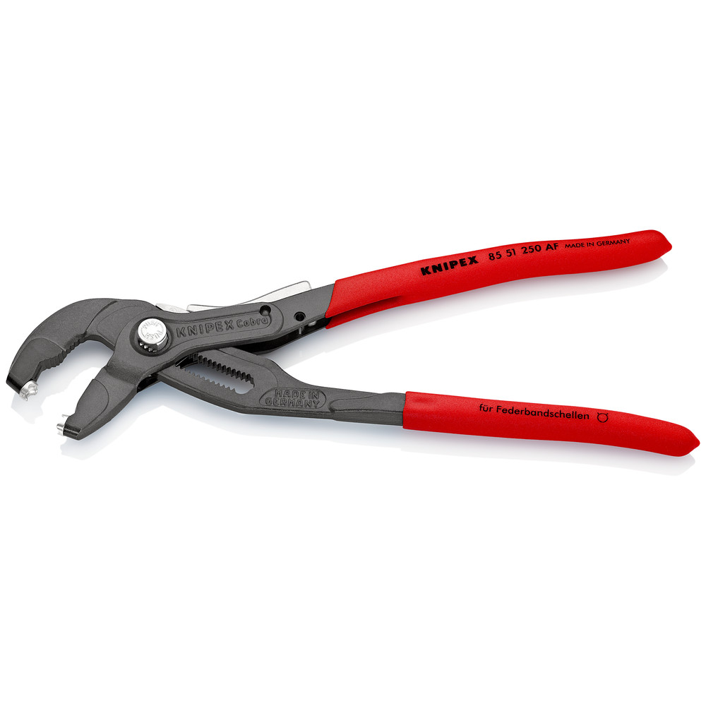 KNIPEX® Federbandschellenzange 85 51 250 AF grau atramentiert kstüberz. 250mm Produktbild img2 L