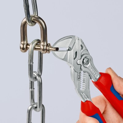 Produktbild von KNIPEX® - Zangenschlüssel 86 05 180 verchromt Mehrkomponenten 180mm