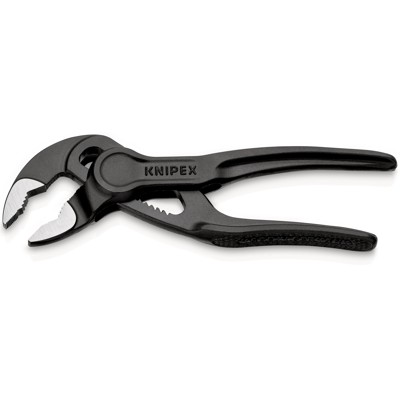 Produktbild von KNIPEX® - 87 00 100 Cobra® XS aufgeprägte, raue Oberfläche grau atramentiert 10