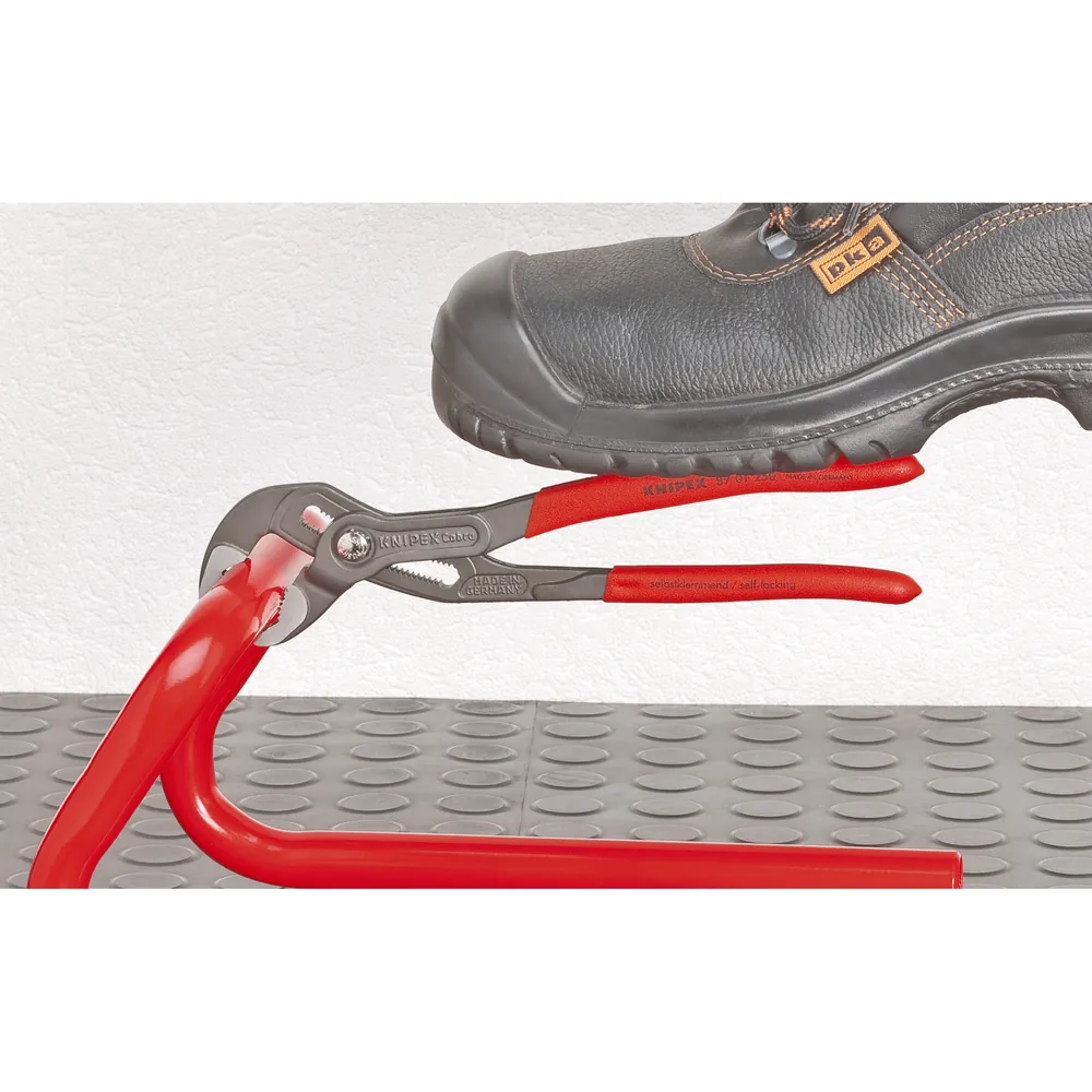 KNIPEX Wasserpumpenzange Cobra® 87 01 250 poliert kunststoffüberzogen 250mm Produktbild img3 L
