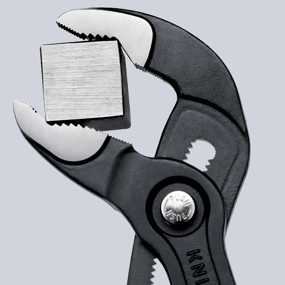 KNIPEX Wasserpumpenzange Cobra® 87 01 250 poliert kunststoffüberzogen 250mm Produktbild img5 L