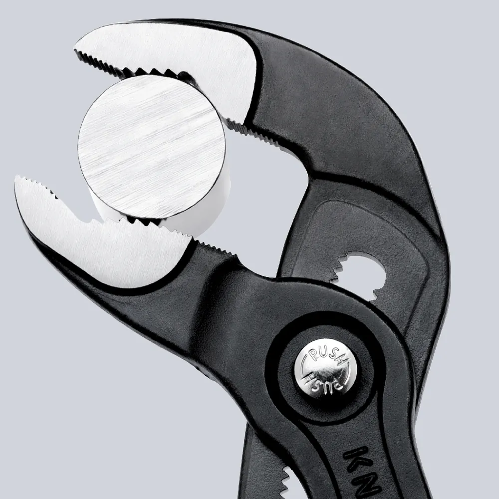 KNIPEX Wasserpumpenzange Cobra® 87 01 250 poliert kunststoffüberzogen 250mm Produktbild img8 L