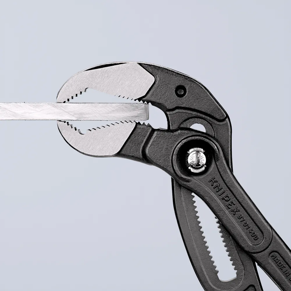 KNIPEX Wasserpumpenzange Cobra® 87 01 400 poliert kunststoffüberzogen 400mm Produktbild img7 L