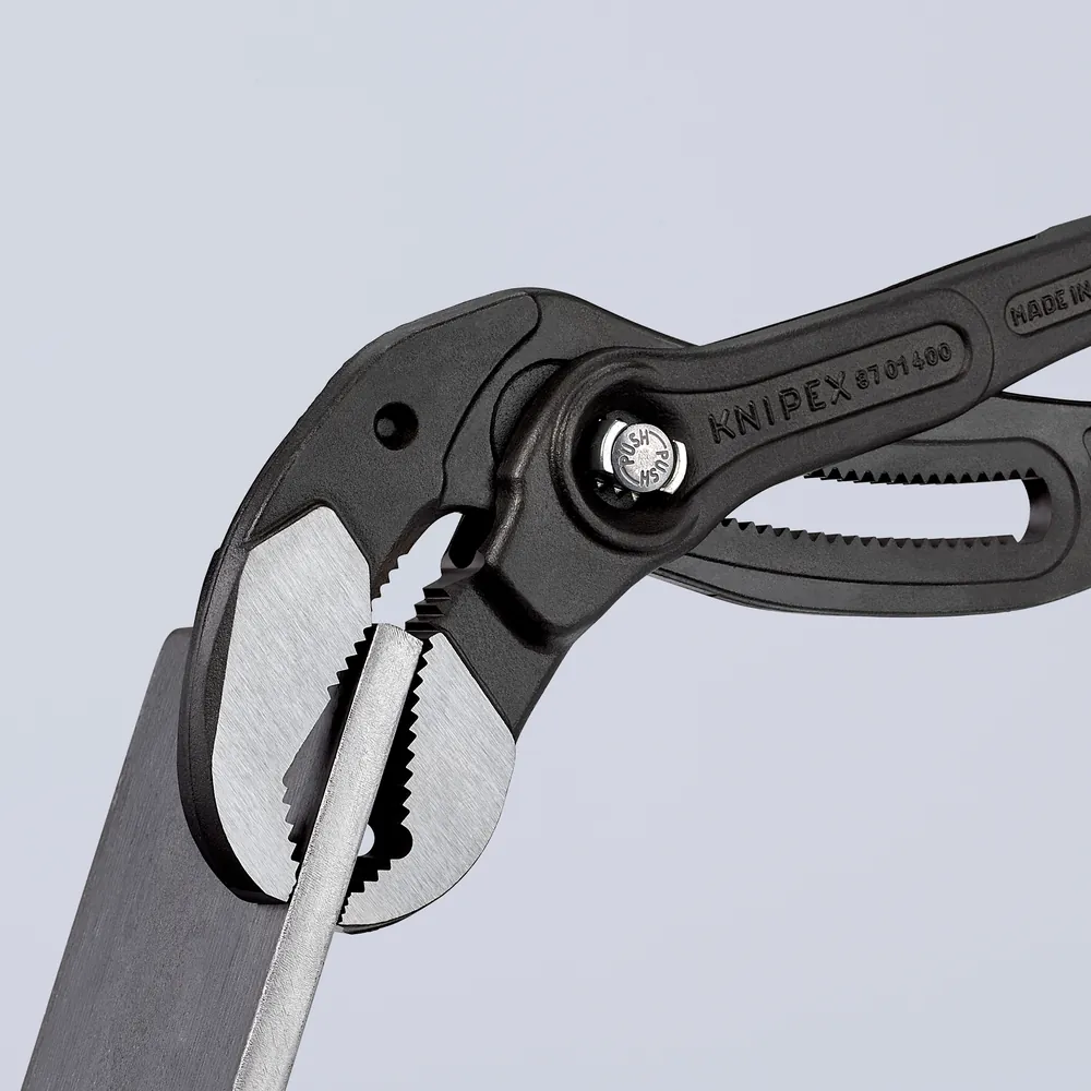 KNIPEX Wasserpumpenzange Cobra® 87 01 400 poliert kunststoffüberzogen 400mm Produktbild img10 L