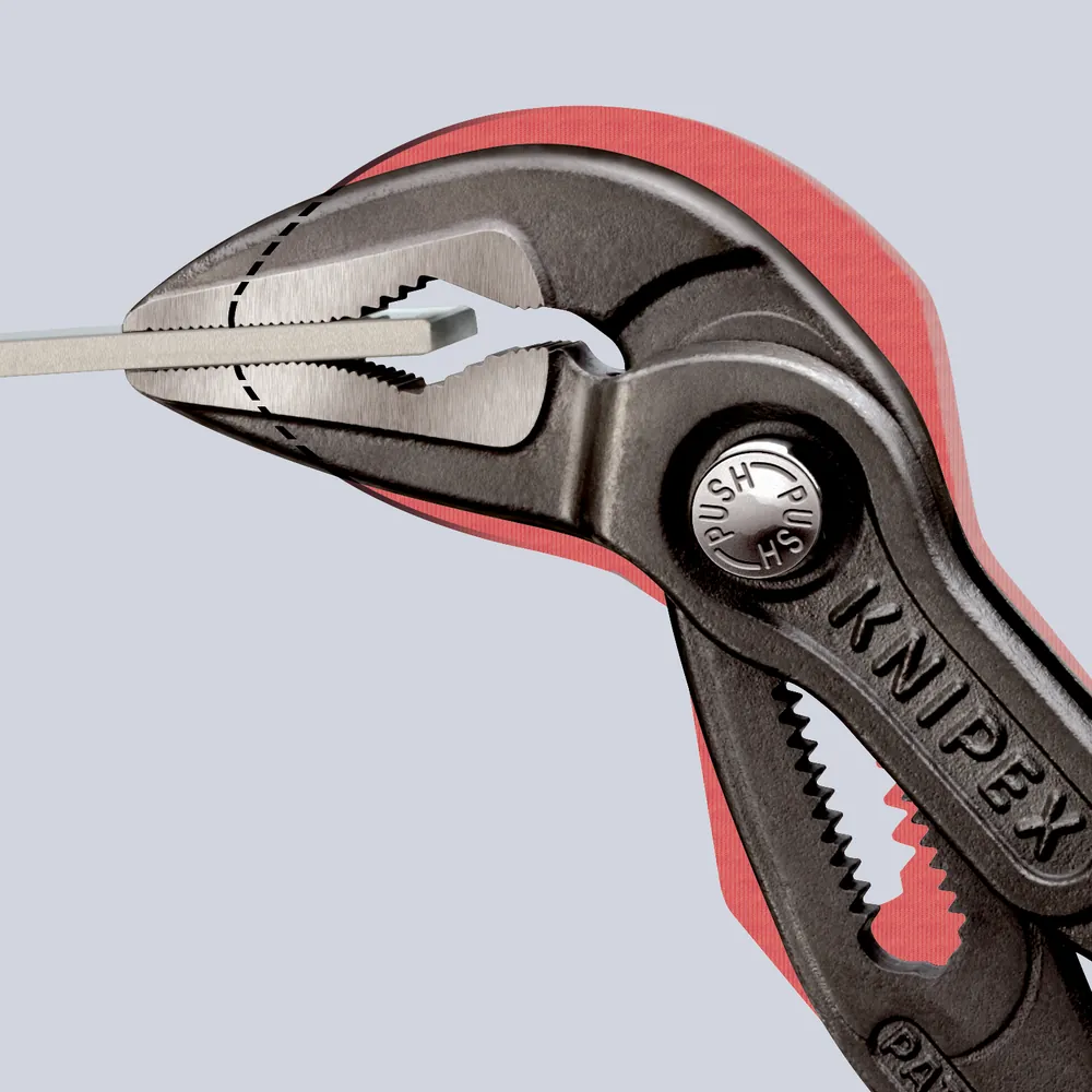 KNIPEX Wasserpumpenzange Cobra® 87 51 250 poliert kunststoffüberzogen 250mm Produktbild img5 L