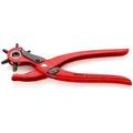 KNIPEX Revolverlochzange rot pulverbeschichtet Produktbild