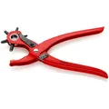 KNIPEX Revolverlochzange 90 70 220 SB rot pulverbeschichtet ohne Hülle 220mm Produktbild img2 S