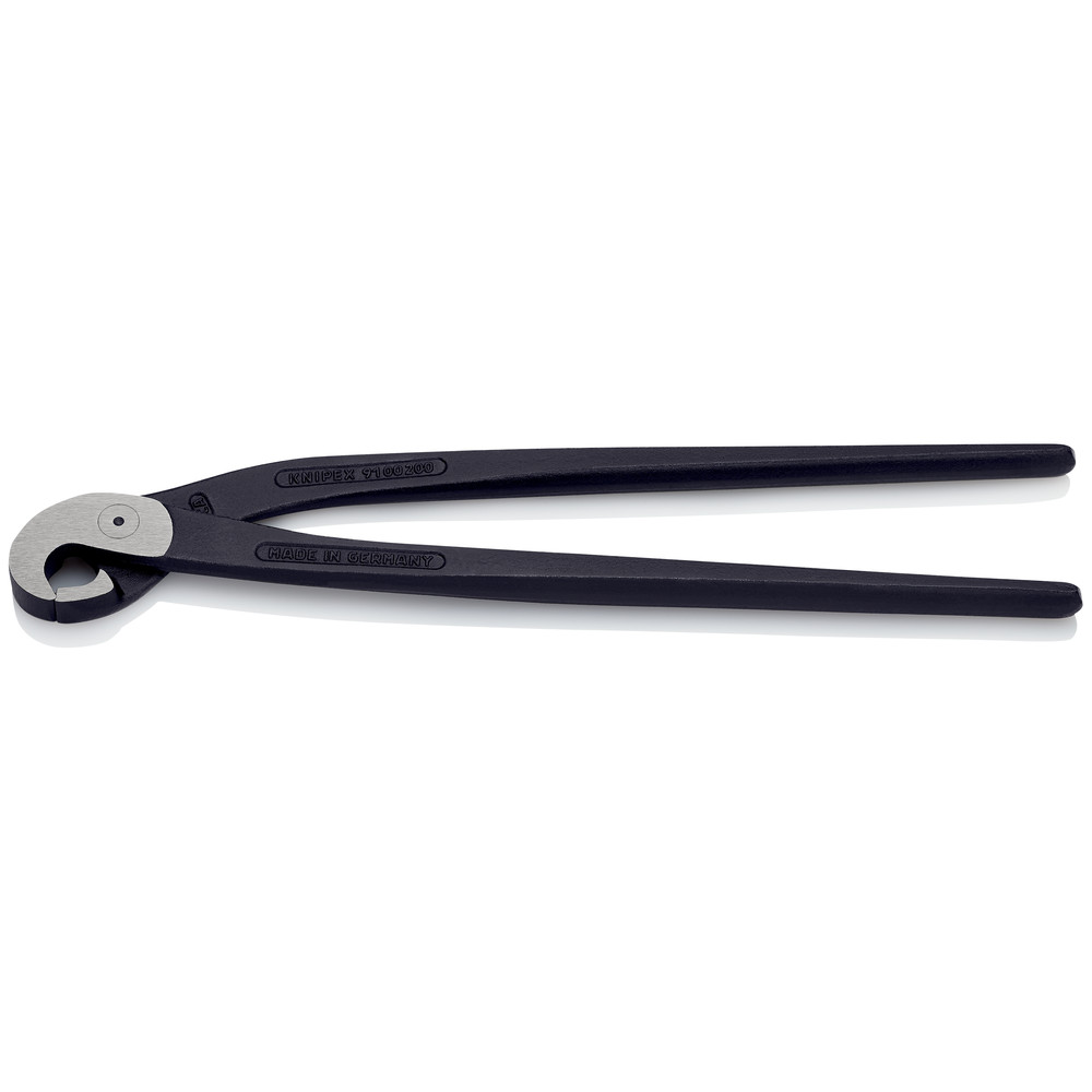 KNIPEX® Fliesenlochzange (Papageienschnabelzange) schwarz atramentiert Produktbild img1 L