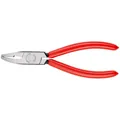KNIPEX 91 51 160 Glaskröselzange mit Kunststoff überzogen schwarz atramentiert 160mm Produktbild