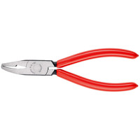 KNIPEX® 91 51 160 Glaskröselzange mit Kunststoff überzogen schwarz atramentiert 160mm Produktbild