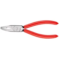 KNIPEX 91 51 160 Glaskröselzange mit Kunststoff überzogen schwarz atramentiert 160mm Produktbild