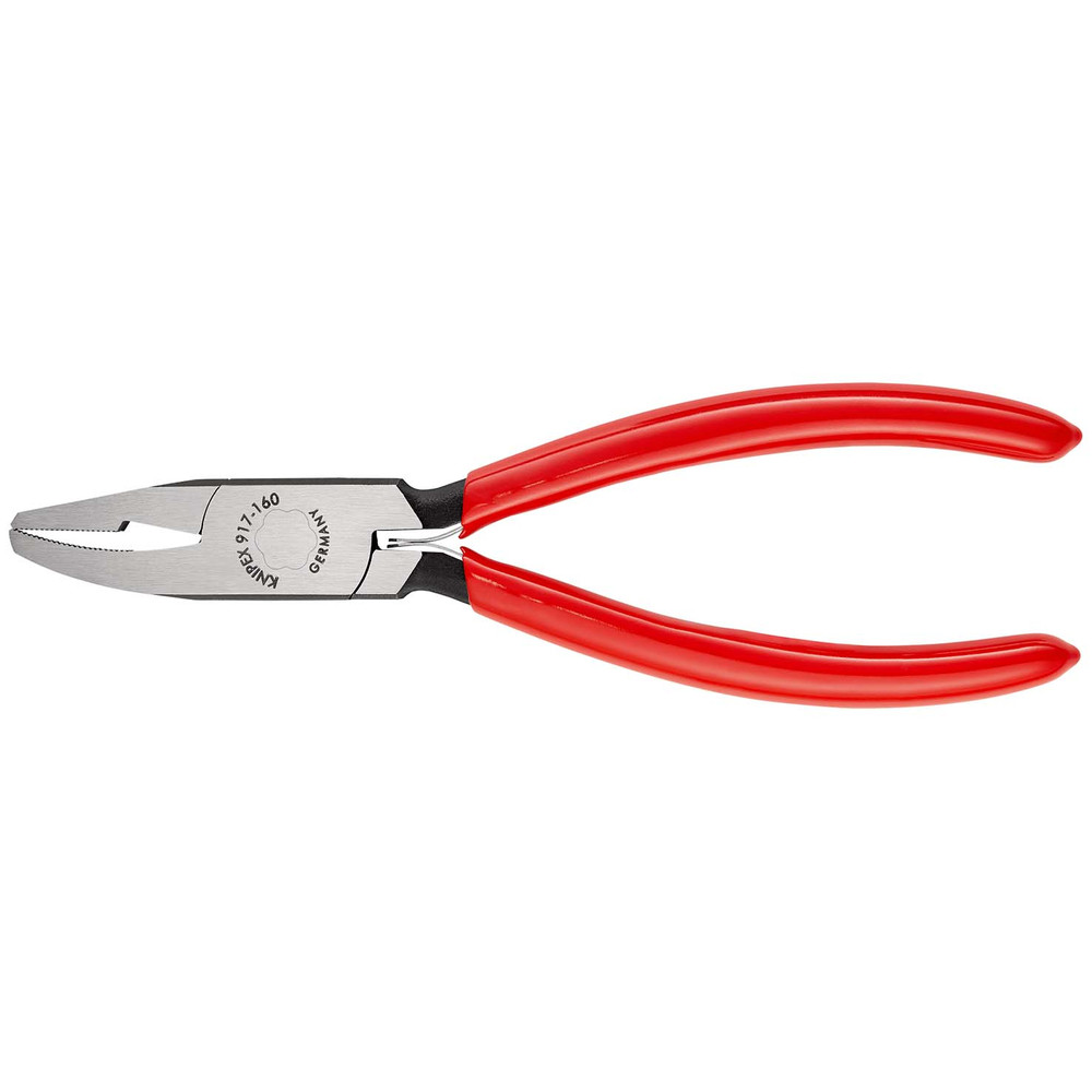 KNIPEX® 91 71 160 Glaskröselzange mit Kunststoff überzogen schwarz atramentiert 160mm Produktbild img1 L