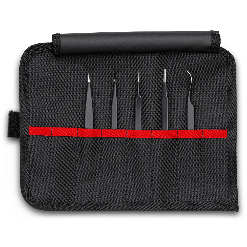 KNIPEX 92 00 01 ESD Universalpinzetten-Set ESD 5-teilig 195mm Produktbild img1 L