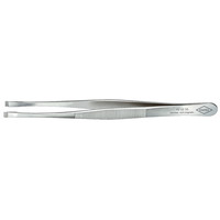 KNIPEX® Präzisions-Pinzette 92 02 55 rostfrei gerade mit Nut glatt 115mm Produktbild