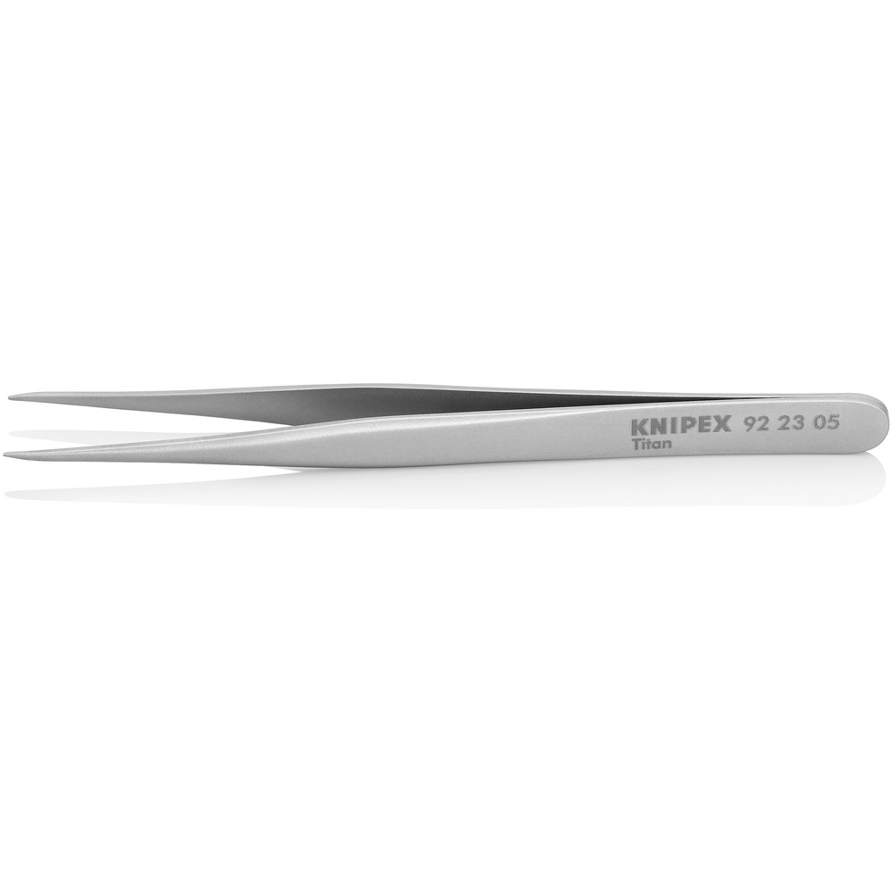 KNIPEX Präzisions-Pinzette 92 23 05 rostfrei gerade schmal glatt 120mm Produktbild img1 L