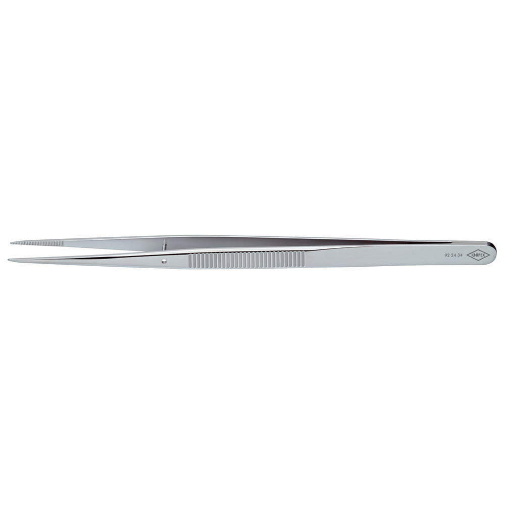 KNIPEX® Präzisions-Pinzette 92 24 34 gerade schmal geriffelt 155mm Produktbild img1 L