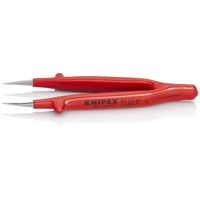 Produktbild von KNIPEX® - Präzisions-Pinzette 92 27 61 gerade extrafein tauchisoliert 130mm