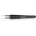 Produktbild von KNIPEX® - Präzisions-Pinzette 92 28 71 ESD rostfrei gerade extrafein glatt 110m