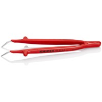 Produktbild von KNIPEX® - Präzisions-Pinzette 92 37 64 abgewinkelt45° spitz tauchisoliert 150mm