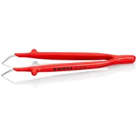 Produktbild von KNIPEX® - Präzisions-Pinzette 92 37 64 abgewinkelt45° spitz tauchisoliert 150mm