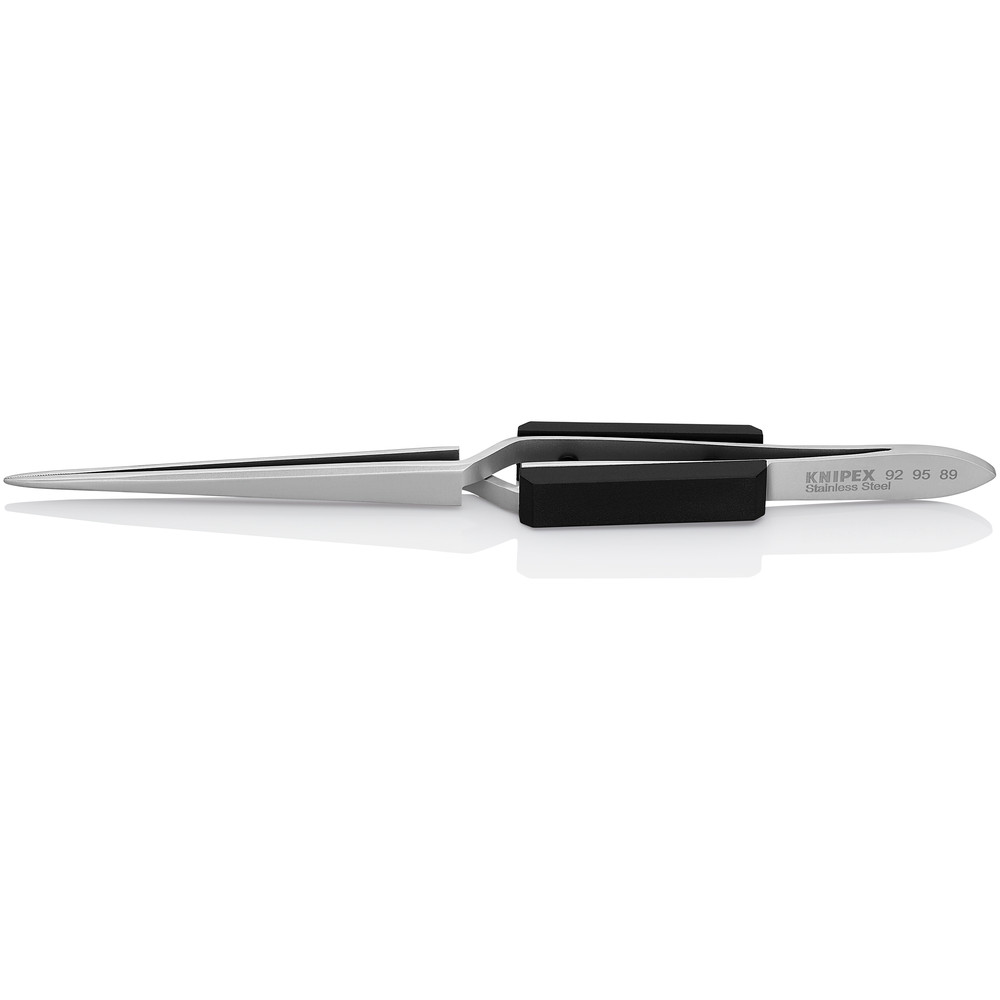 KNIPEX® Kreuz-Pinzette 92 95 89 gerade schmal Kunststoff-Griffschalen 160mm Produktbild img1 L