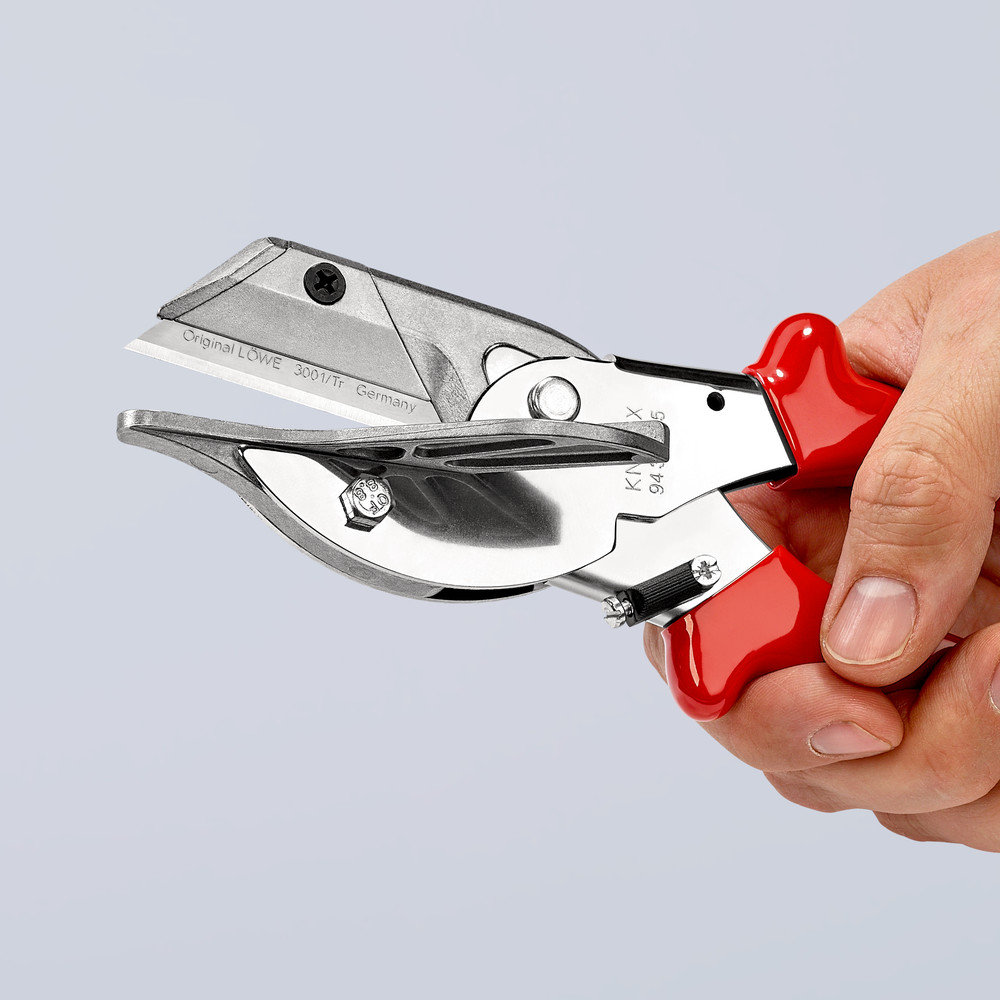 KNIPEX 94 35 215 Gehrungsschere Kunststoff- und Gummiprofile, Kunststoff-Hüllen 215mm Produktbild img4 L