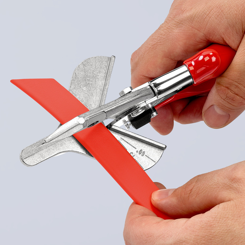 KNIPEX 94 35 215 Gehrungsschere Kunststoff- und Gummiprofile, Kunststoff-Hüllen 215mm Produktbild img7 L