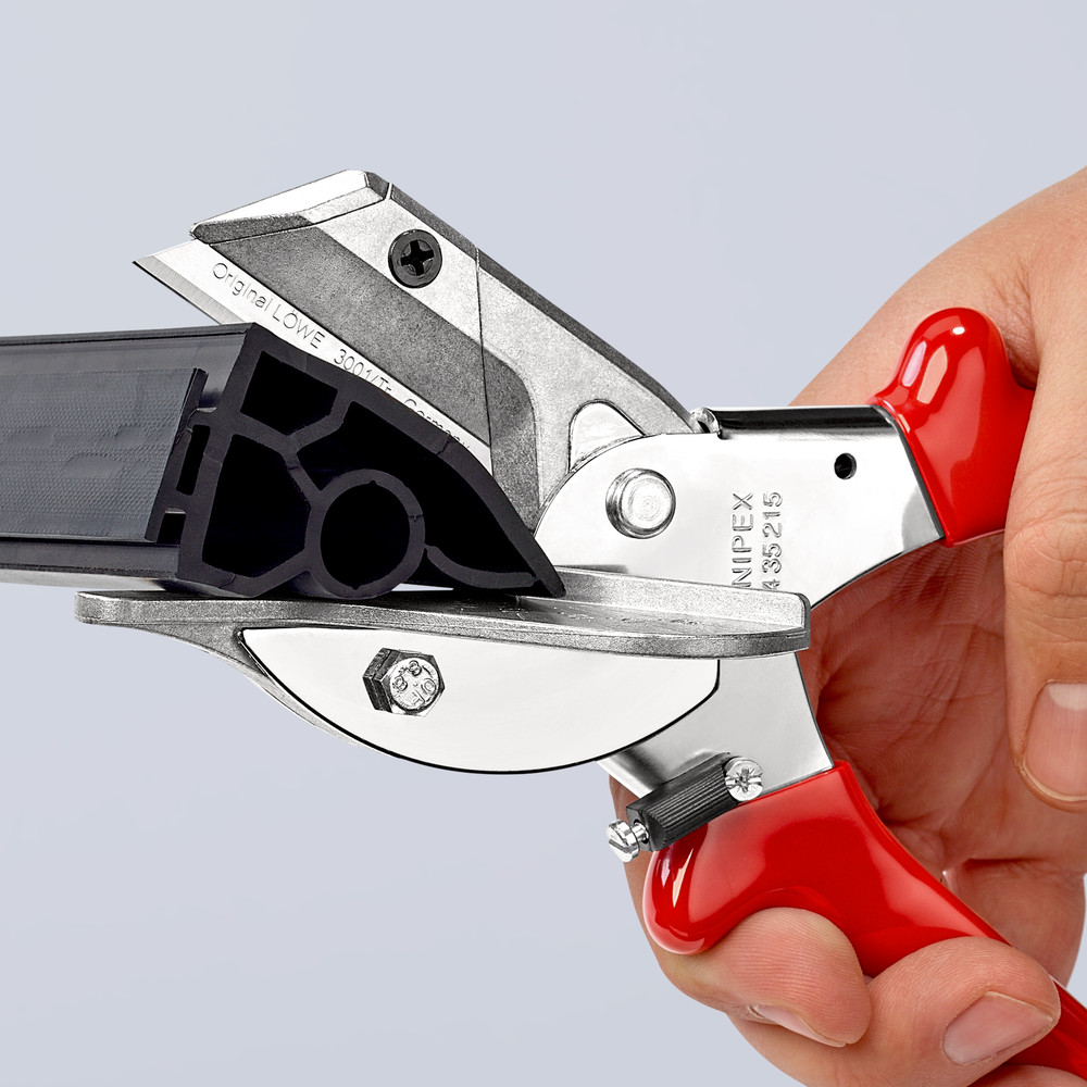 KNIPEX 94 35 215 Gehrungsschere Kunststoff- und Gummiprofile, Kunststoff-Hüllen 215mm Produktbild img9 L
