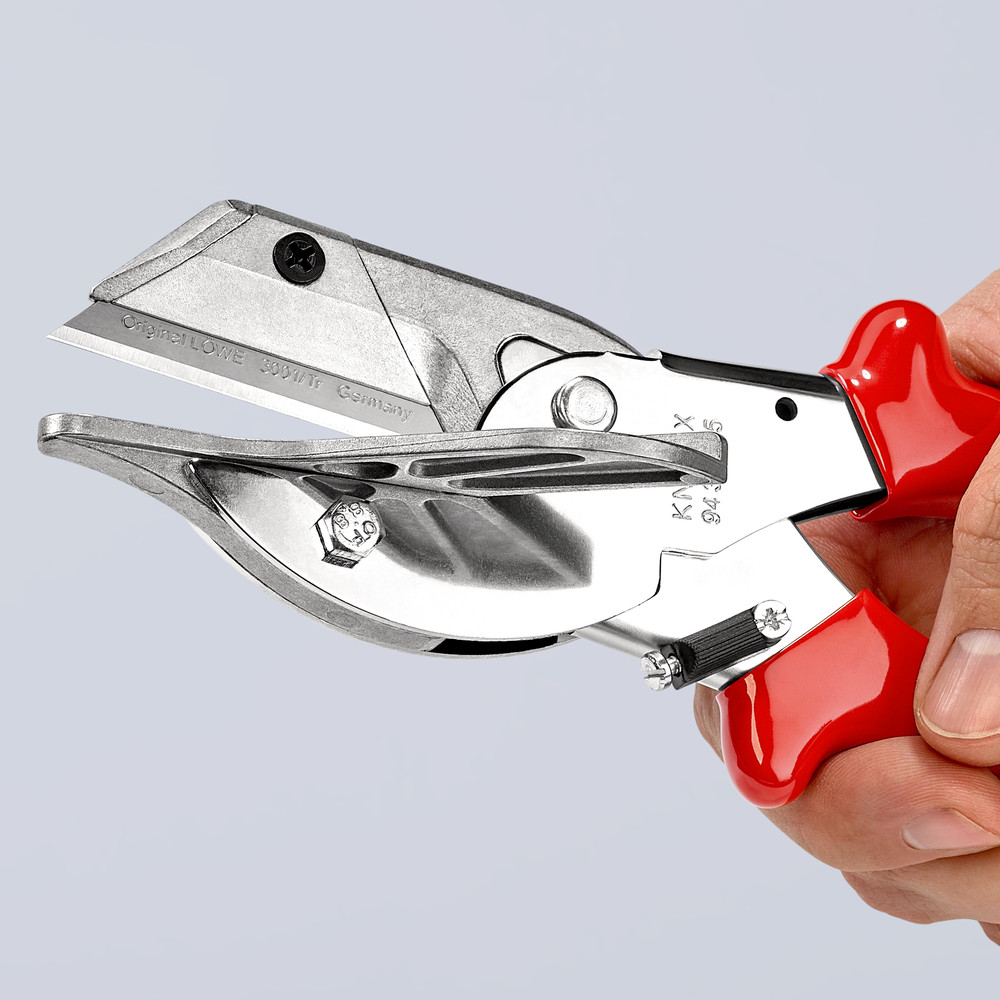 KNIPEX 94 35 215 Gehrungsschere Kunststoff- und Gummiprofile, Kunststoff-Hüllen 215mm Produktbild img3 L