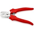 Produktbild von KNIPEX® - Kabelschere 95 05 165 poliert rostfrei kunststoffüberzogen ø10mm 165m