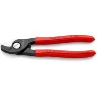 Produktbild von KNIPEX® - Kabelschere 95 11 165 brüniert kunststoffüberzogen ø15mm 165mm