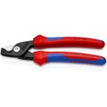 Produktbild von KNIPEX® - 95 12 160 SB Kabelschere mit Stufenschnitt mit Mehrkomponenten-Hüllen