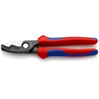 Produktbild von KNIPEX® - Kabelschere 95 12 200 Doppelschneide brüniert Mehrkomp. ø20mm 200mm