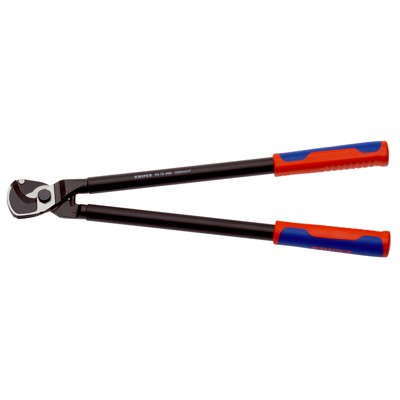 Produktbild von KNIPEX® - Kabelschere 95 12 500 brüniert Mehrkomponenten ø27mm 500mm