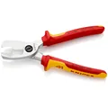 KNIPEX Kabelschere 95 16 200 Doppelschneide verchromt MK VDE ø20mm 200mm Produktbild img2 S