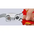 KNIPEX Kabelschere 95 16 200 Doppelschneide verchromt MK VDE ø20mm 200mm Produktbild img3 S