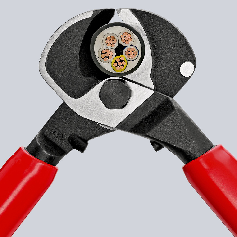 KNIPEX Kabelschere 95 17 500 poliert tauchisoliert VDE ø27mm 500mm Produktbild img2 L