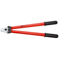 Produktbild von KNIPEX® - Kabelschere 95 27 600 poliert tauchisoliert ø27mm 600mm