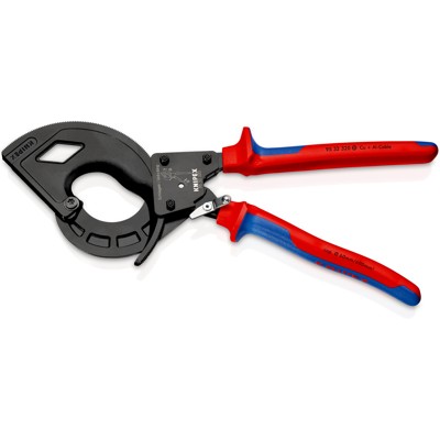 Produktbild von KNIPEX® - Kabelschere 95 32 320 Ratschenfunktion poliert MK ø60mm 320mm