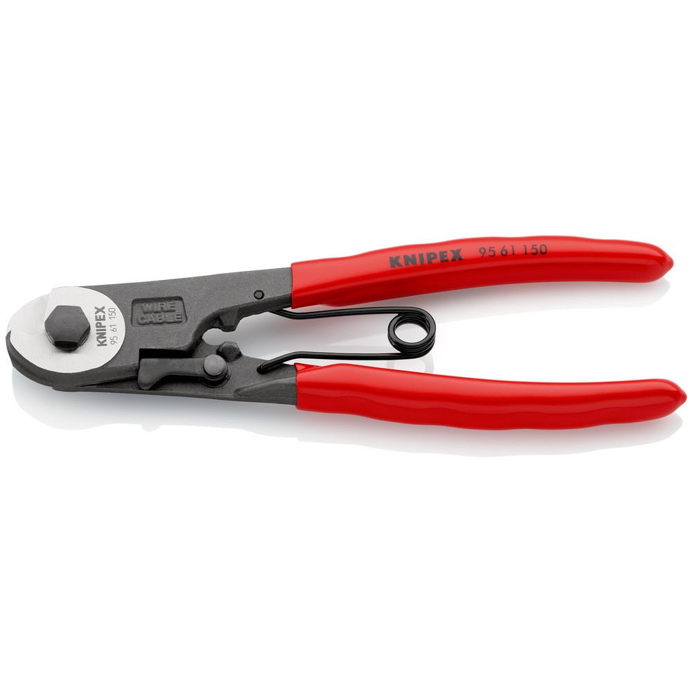 KNIPEX® Bowdenzugschneider 95 61 150 poliert kunststoffüberzogen ø3mm 150mm Produktbild img1 L