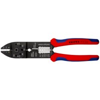 Produktbild von KNIPEX® - Crimpzange 97 21 215 brüniert Mehrkomponenten 0,5-6mm² 230mm