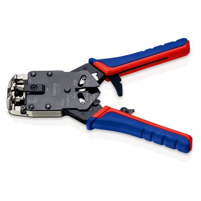 Produktbild von KNIPEX® - Crimpzange 97 51 12 Westernstecker brüniert MK RJ10 RJ 11/12 RJ 45 20