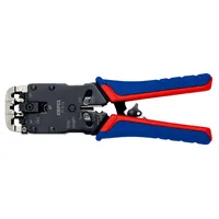 Produktbild von KNIPEX® - Crimpzange 97 51 12 Westernstecker brüniert MK RJ10 RJ 11/12 RJ 45 20