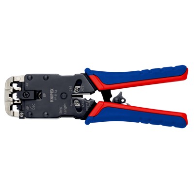 Produktbild von KNIPEX® - Crimpzange 97 51 12 Westernstecker brüniert MK RJ10 RJ 11/12 RJ 45 20