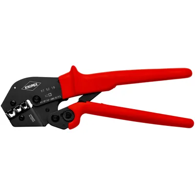 Produktbild von KNIPEX® - 97 52 18 Crimpzange auch für Zweihandbedienung brüniert 250mm