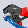 Produktbild von KNIPEX® - 97 52 18 Crimpzange auch für Zweihandbedienung brüniert 250mm