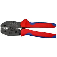 KNIPEX PreciForce® Crimpzange mit Mehrkomponenten-Hüllen brüniert Produktbild
