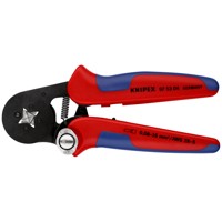 Produktbild von KNIPEX® - Crimpzange 97 53 04 brüniert Mehrkomp. selbsteinst. 0,08-16mm² 180mm