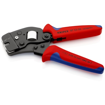 Produktbild von KNIPEX® - Crimpzange 97 53 08 brüniert MK Fronteinf. selbsteinst. 0,08-10mm² 19